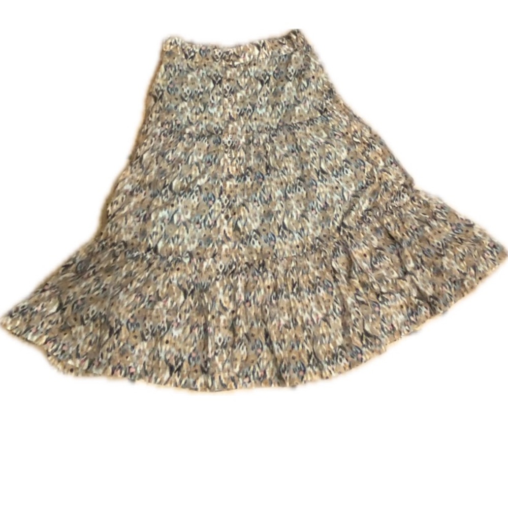 NWT NIC+ZOE Up Beat Ikat Tiered Maxi Skirt size PL Still available at Saks Fifth - Picture 4 of 13